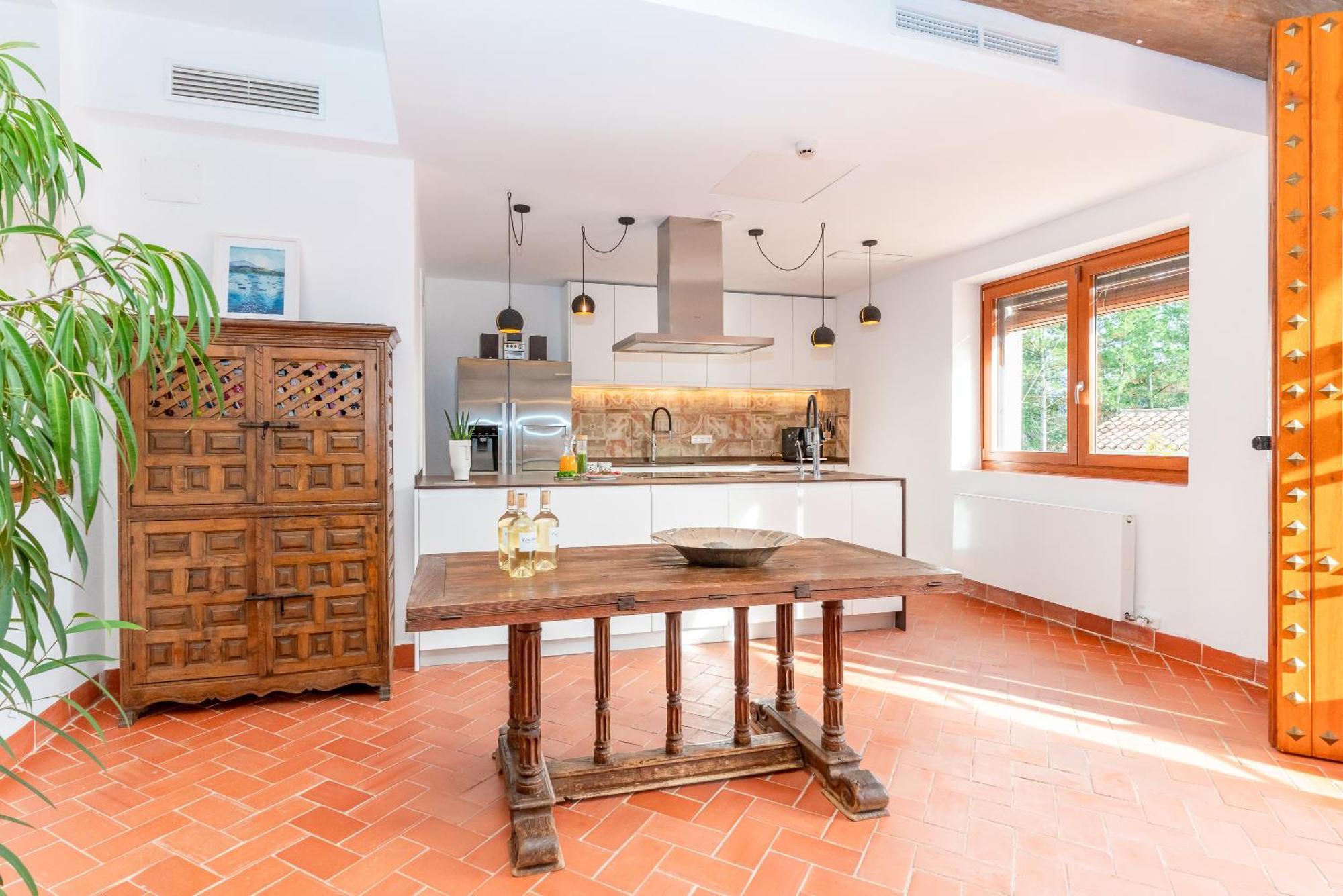 La Terraza - Grosszuegiges Appartment In Katalanischer Masia Sant Iscle De Vallalta المظهر الخارجي الصورة